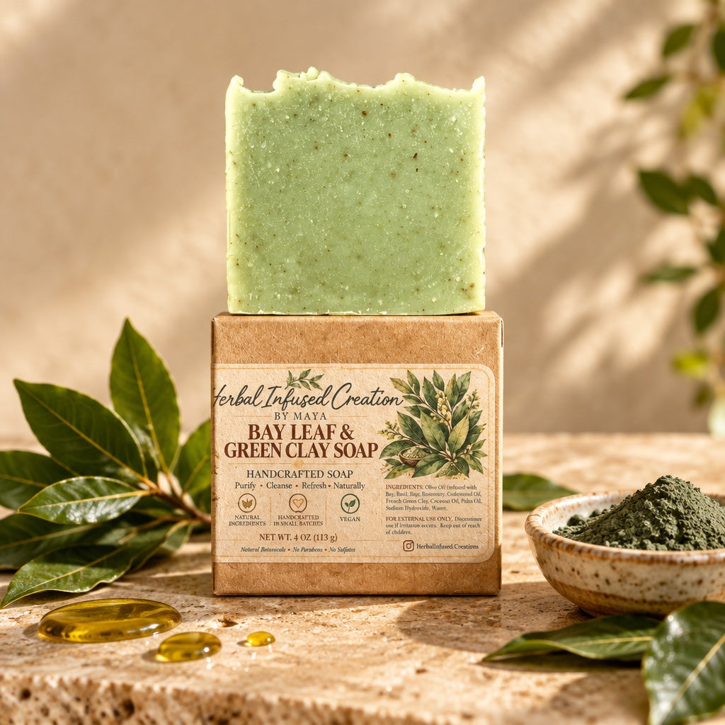 Bay Leaf & Green Clay Soap