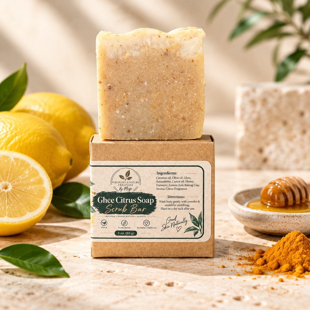 Ghee Citrus Scrub Soap